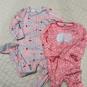 Footed Pajamas 4T set of 2